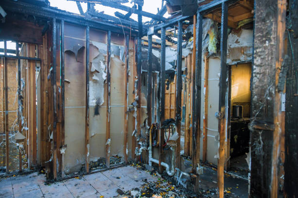 Professional Soot Cleanup technician working in Hydes, MD
